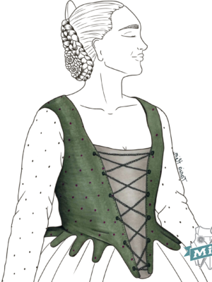 Jubón con petillo del s. XVIII