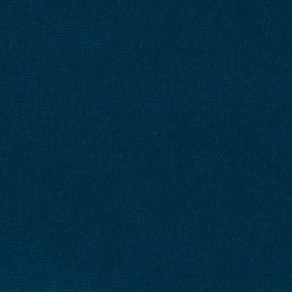 Terciopelo 100% Algodón de color azul caribe