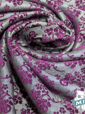 Chenilla labrada modelo "Anais" color morado