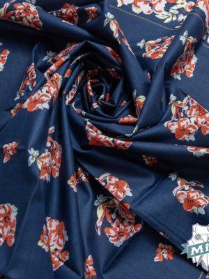 Pañuelo de mujer color azul