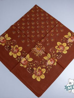 Pañuelo de mujer color teja