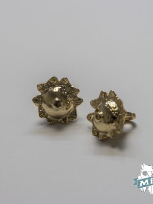 Botón modelo "Tulipan" oro