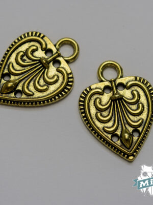 Botón  modelo "Picas" oro