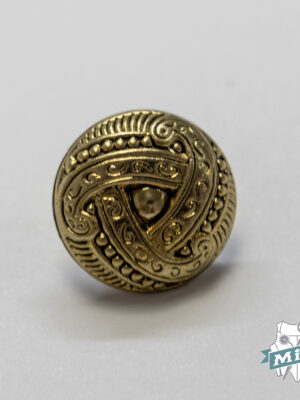 Botón  modelo "Trisquel" oro