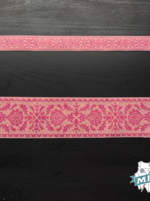 Cinta fantasía modelo "imperial" color Rosa - 7 cm