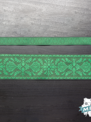 Cinta fantasía modelo "imperial" color Verde - 7 cm