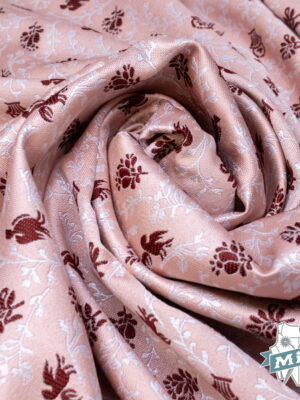 Brocado modelo "Pajaritos" color rosa
