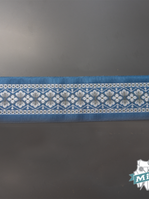 Cinta tapacosturas modelo "algodonero" color azul - 7 cm